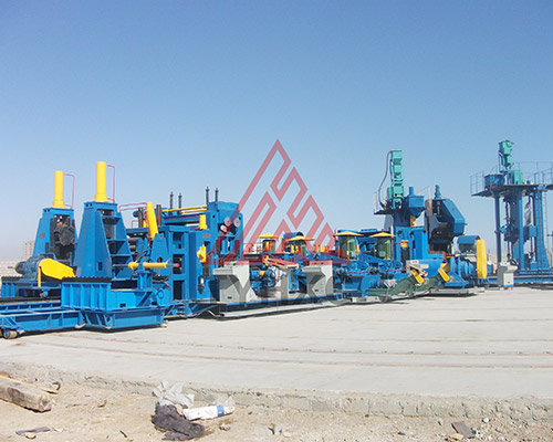 巴基斯坦φ426-2540X25.4mm中交集團(tuán)樁管機(jī)組，管長(zhǎng)30m