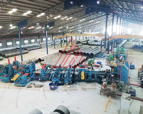 馬來西亞φ406-2400X25.4mm數(shù)字化調(diào)型高等級(jí)鋼樁管設(shè)備